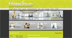 Desktop Screenshot of fitness-forum.org